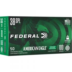 Federal American Eagle Indoor Range Training .38 Special 100GR IRT 50 Patronen