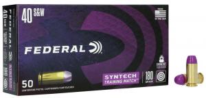 Federal Syntech Trainig Match .40 S&W 180GR SJFN 50 Patronen