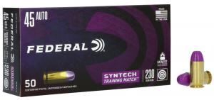 Federal Syntech Trainig Match .45 ACP 230GR SJFN 50 Patronen