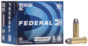 Federal Champion Target .32 H&R Mag. 98GR SWHP 20 Patronen