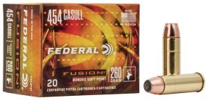 Federal Fusion .454 Casull 260GR SP 20 Patronen