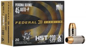 Federal Premium Personal Defense HST Law Enforcement .45 ACP 230GR JHP 50 Patronen