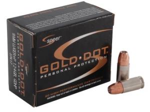 Speer Gold Dot Personal Protection 9mm Luger 124GR GDHP 20 Patronen