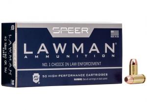 Speer Lawman .40 S&W 180GR TMJ FN 50 Patronen