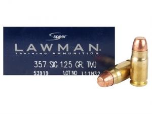 Speer Lawman .357 Sig 125GR TMJ FN 50 Patronen