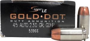 Speer Gold Dot .45 ACP 230GR GDHP 50 Patronen