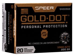 Speer Gold Dot Personal Protection 10mm ACP 200GR GDHP 20 Patronen