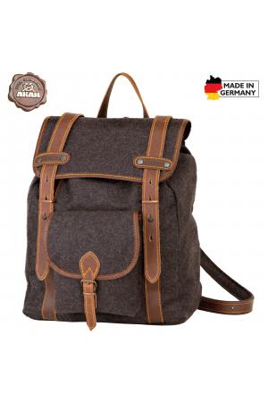 Wanderrucksack Loden mit Büffel-Leder Ranger