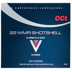 CCI Maxi-Mag Pest Control .22 WMR 52GR 20 Patronen