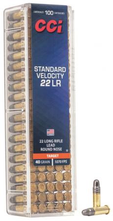 CCI Standard Velocity .22 LR 40GR LRN 100 Patronen