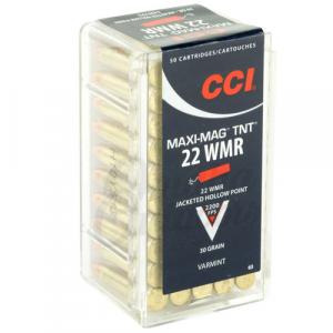 CCI Maxi-Mag TNT .22 WMR 30GR JHP 50 Patronen