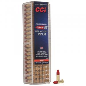 CCI Clean-22 High Velocity .22 LR 40GR LRN 100 Patronen