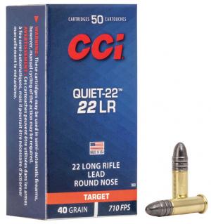 CCI Quiet-22 .22 LR 40GR LRN 50 Patronen