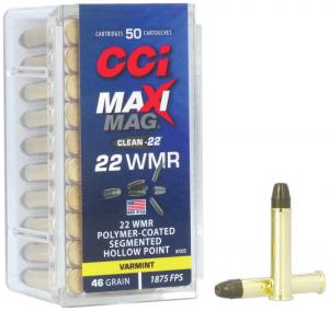 CCI Maxi-Mag .22 WMR 46GR Segmented HP 50 Patronen