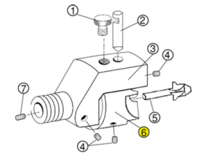 RCBS Ersatzteil Trim Pro 3-Way Cutter / Schneide für 3-Wege Fräser