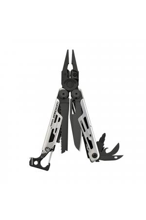 Leatherman SIGNAL Black & Silver, Molle Holster, Schwarz, L