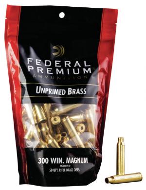 Federal Hülsen .300 Winchester Magnum inkl. Federal Zündhütchen #215 large Rifle Magnum 50 Stück
