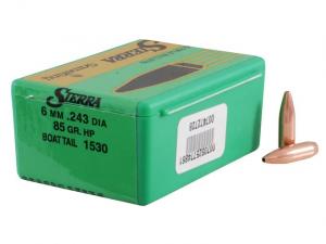 Sierra Geschoss 6mm/.243 85GR HPBT 100 Stück