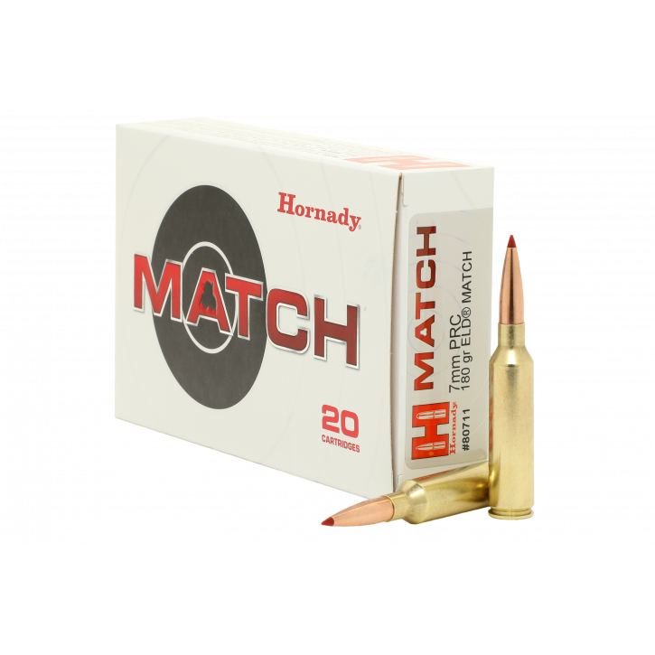 Hornady 7mm PRC 175GR ELD Match 20 Patronen