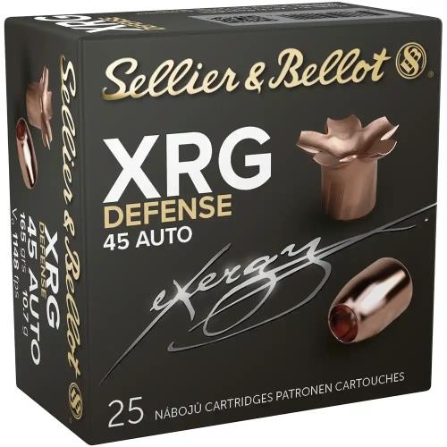 Sellier & Bellot .45 ACP 107g/165GR XRG-Defense 25 Patronen