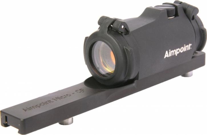 Aimpoint Micro H-2 Leuchtpunktvisier mit Montageschiene f. Leupold QR