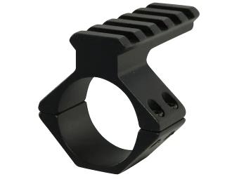 Weaver Tactical Tube Picatinny Adapter matt schwarz 30mm