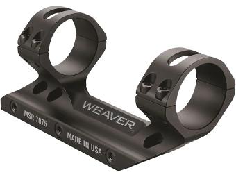 Weaver Premium MSR 1-tlg. Mount Picatinny-Style mit Integral Ringe matt schwarz 30mm
