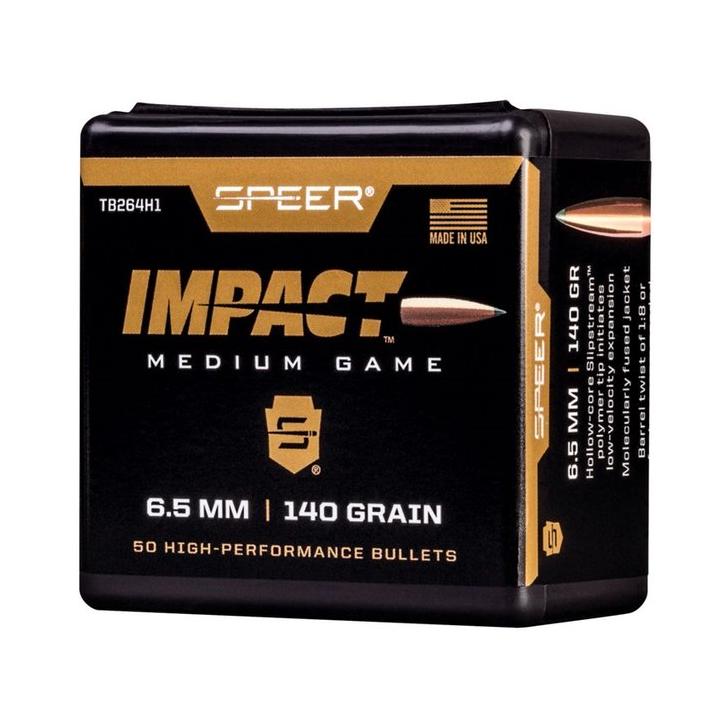 Speer Geschoss 6,5mm/.264 140GR Impact 50 Stück