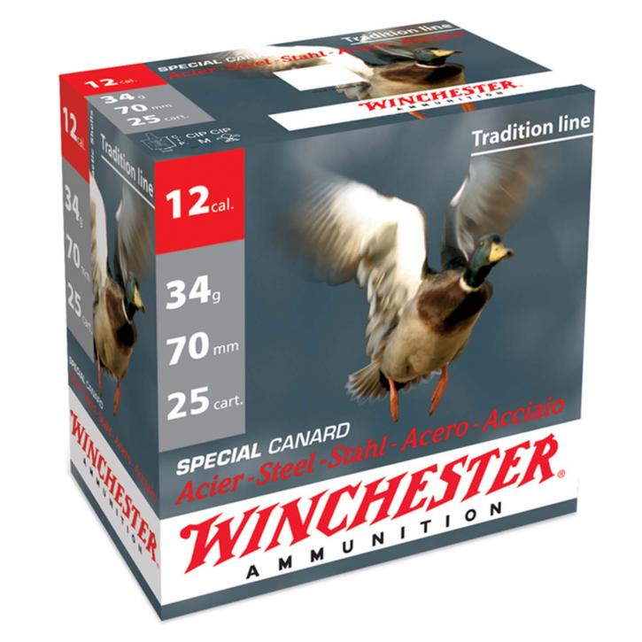 Winchester Special Canard Steel .12/70 34g #4 (3,2mm) 25 Patronen