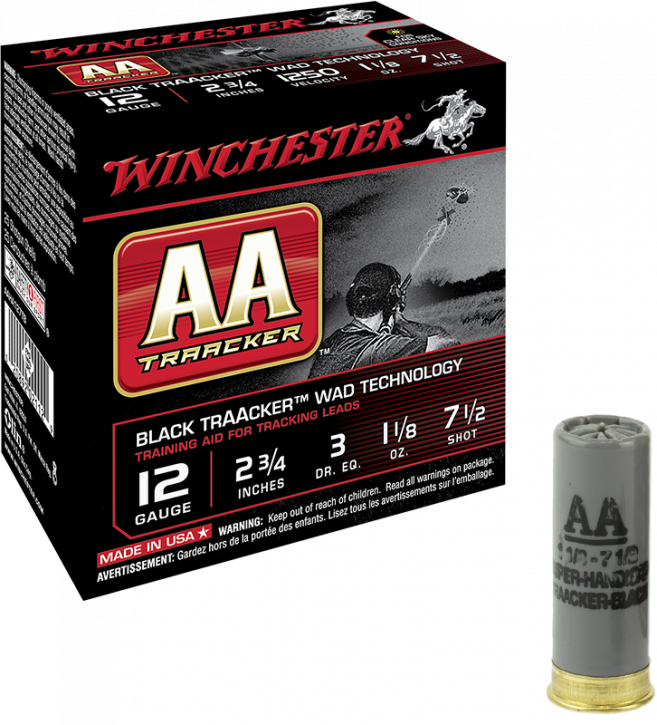 Winchester AA TrAAcker .12/70 32g #7,5 (2,4mm) 25 Patronen