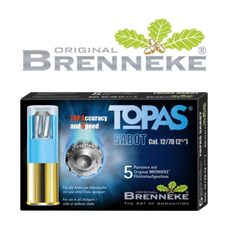 Brenneke TOPAS® Sabot .12/70 20g 5 Patronen