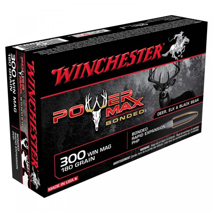 Winchester Power Max Bonded .300 Win. Mag. 180GR Bonded Rapid Expansion PHP 20 Patronen
