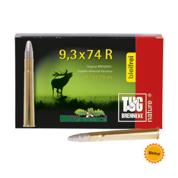 Brenneke 9,3x74 R 220GR TUG nature+ 20 Patronen