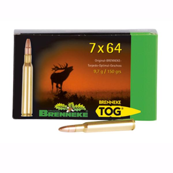 Brenneke 7x64 150GR TOG 20 Patronen