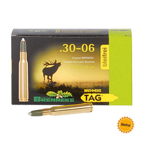 Brenneke .30-06 Sprg. 155GR TAG 20 Patronen