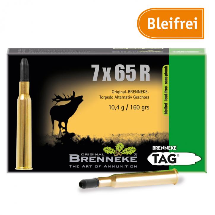 Brenneke 7x65 R 160GR TAG 20 Patronen