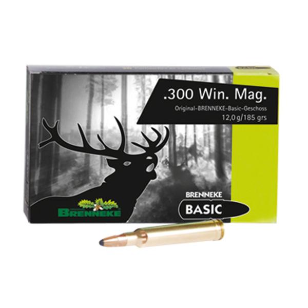 Brenneke .300 Win. Mag. 185GR Basic 20 Patronen