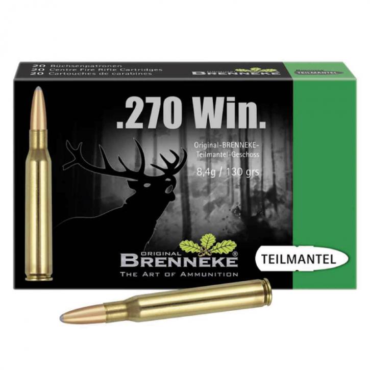 Brenneke .270 Win. 130GR TM 20 Patronen