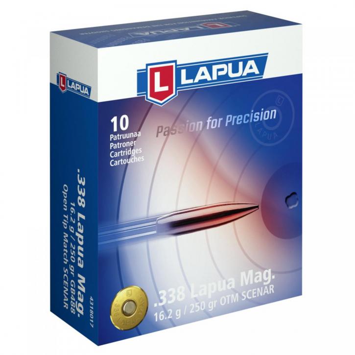 Lapua .338 Lapua Mag. 250GR Scenar 10 Patronen