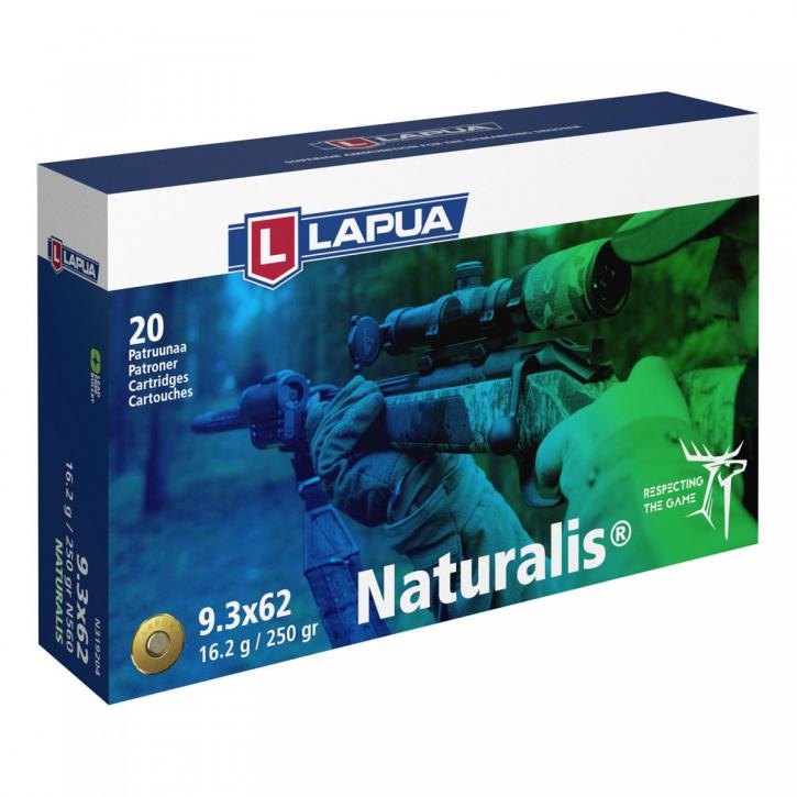 Lapua 9,3x62 250GR Naturalis 20 Patronen