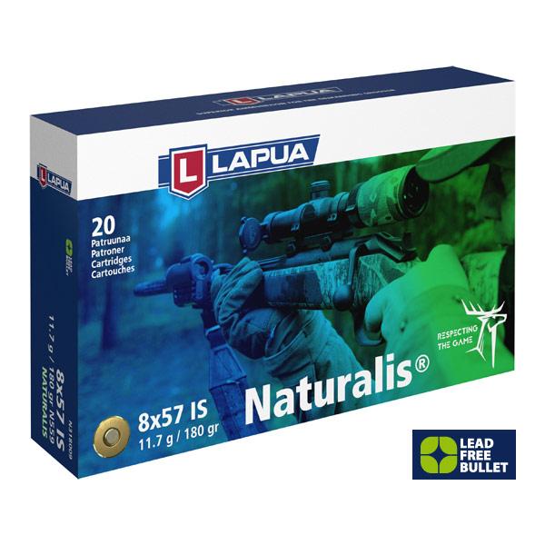 Lapua 8x57 IS 180GR Naturalis 20 Patronen