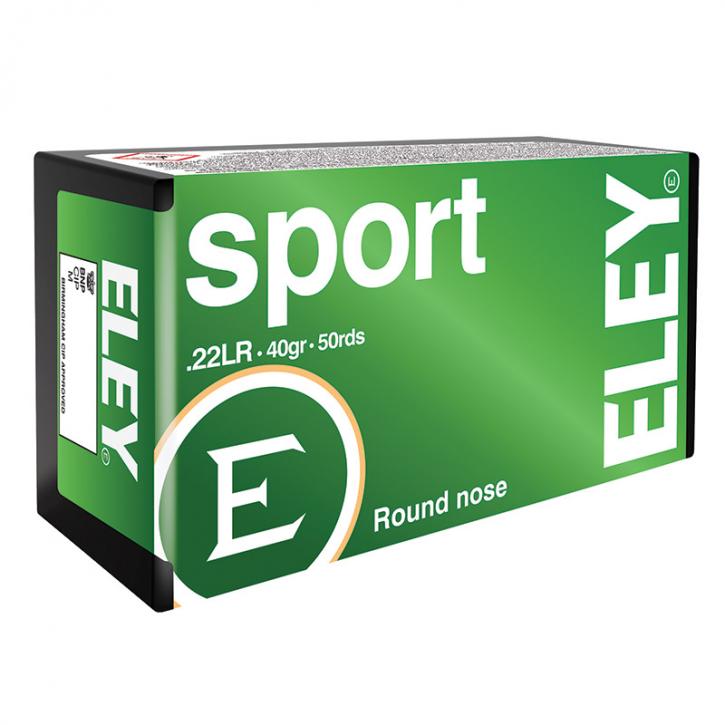 Eley Sport .22 LR 40GR LRN 50 Patronen