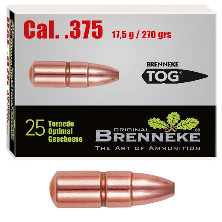 Brenneke Geschoss .375 TOG 17,5g / 270grs 25 Stück