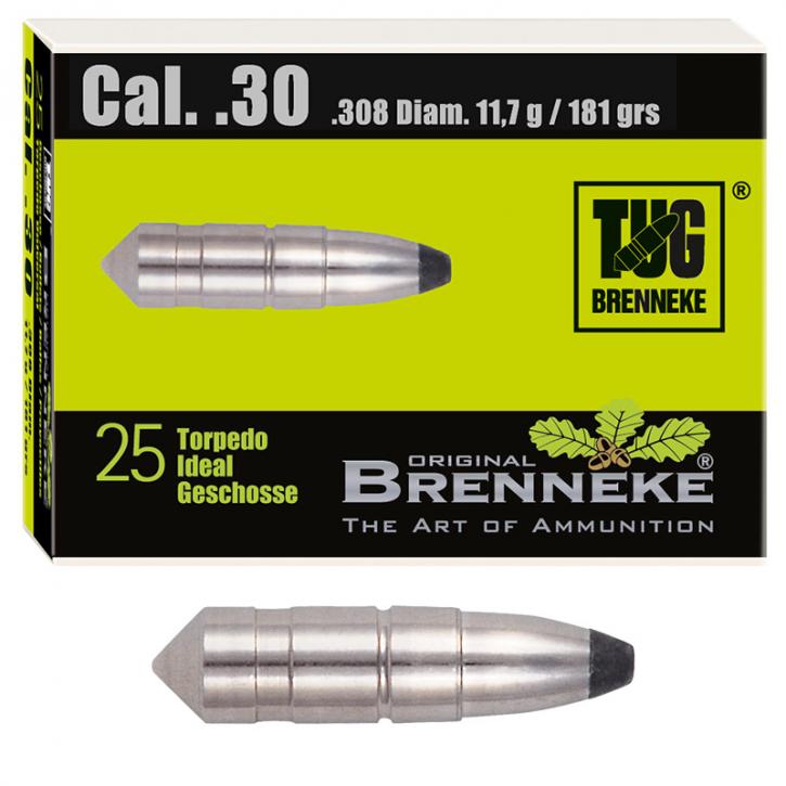 Brenneke Geschoss .30 (.308) TUG 11,7g / 181grs 25 Stück