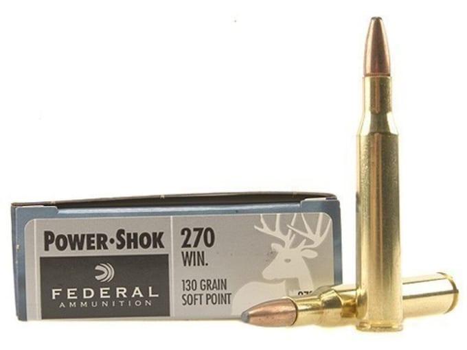 Federal Power-Shok .270 Win. 130GR JSP 20 Patronen