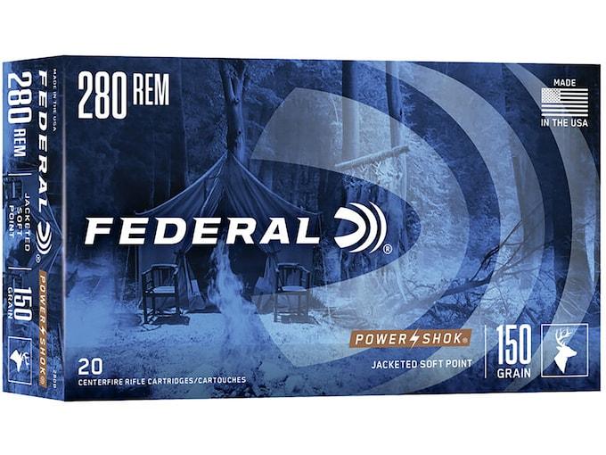 Federal Power-Shok .280 Rem. 150GR JSP 20 Patronen