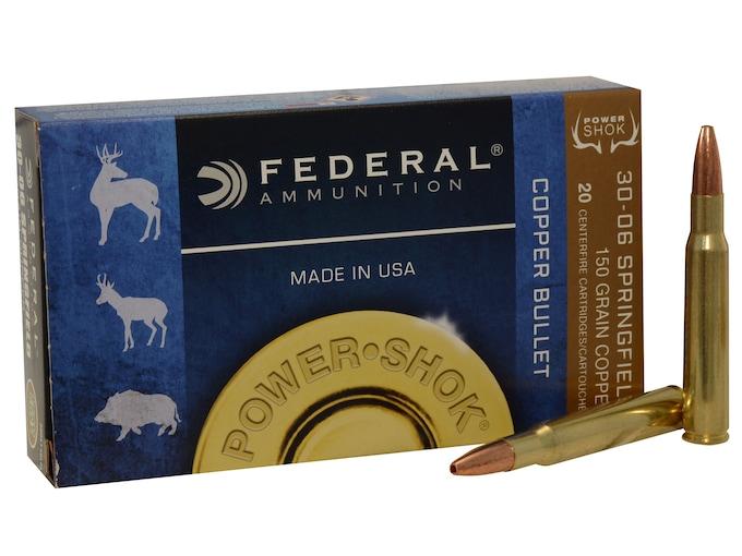 Federal Power-Shok .30-06 Sprg. 150GR Copper HP 20 Patronen