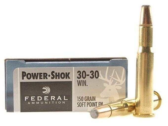 Federal Power-Shok .30-30 Win. 150GR JSP FN 20 Patronen