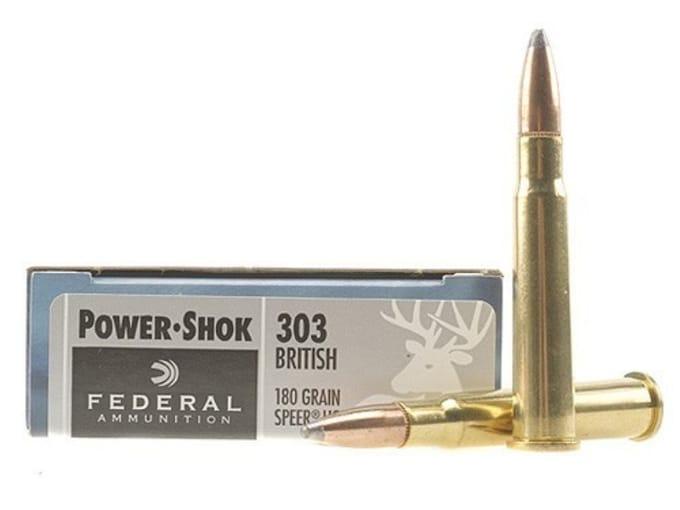 Federal Power-Shok .303 British 180GR JSP 20 Patronen