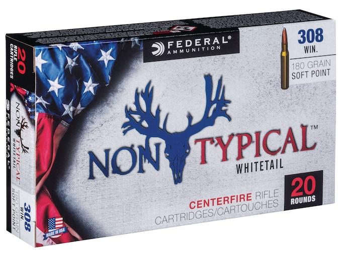 Federal Non-Typical .308 Win. 180GR JSP 20 Patronen